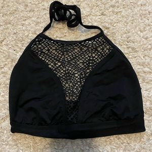 High neck bikini top